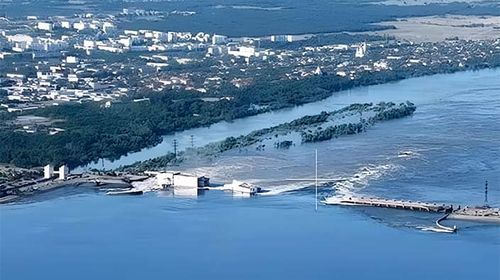 Підрив Каховської ГЕС російськими військами.