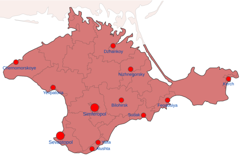 russia occupies Crimea and starts the war in Donbas.